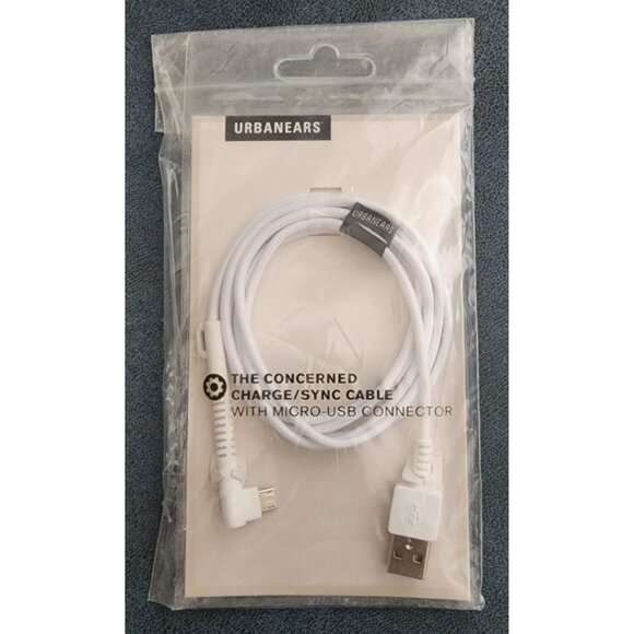 URBANEARS Micro USB Charge Sync Cable for BN NOOK COLOR & Android Devices NEW - Picture 5 of 9